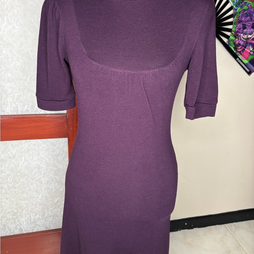 Elegant Purple Women's Dress